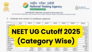 NEET UG Cutoff 2025